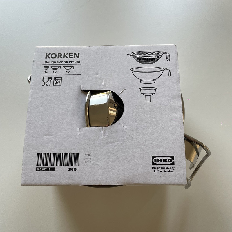 قیف ایکیا مدل KORKEN مجموعه 3 عددی