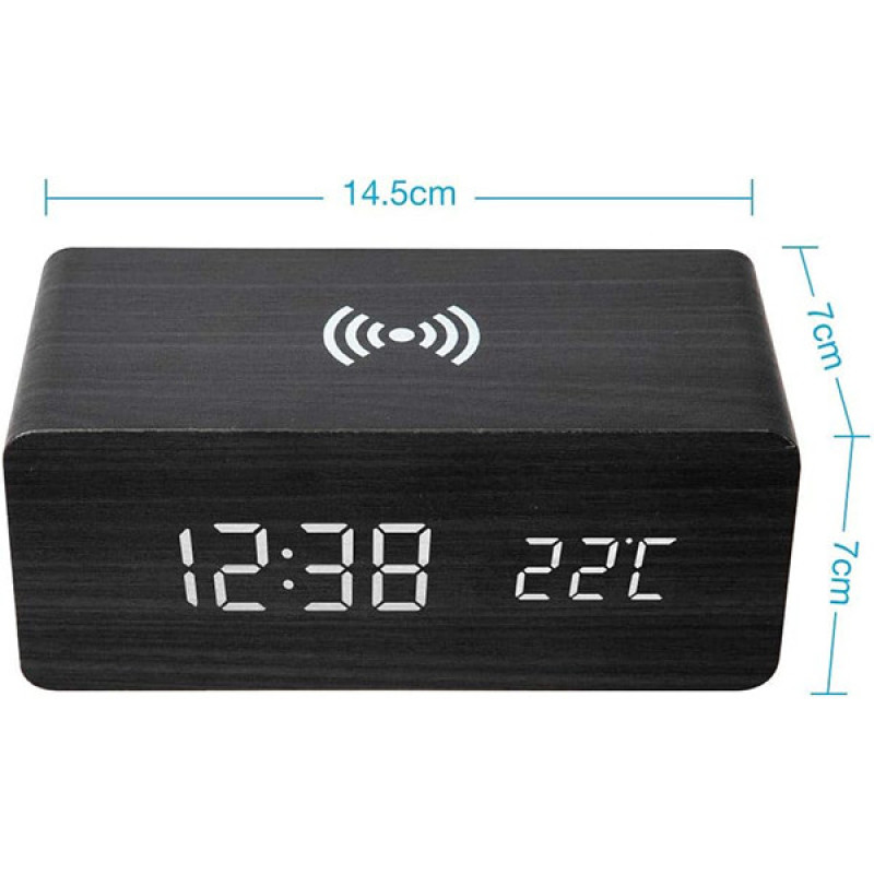 ساعت رومیزی دیجیتال مدل ‎LucaSng-W2SLBN-1