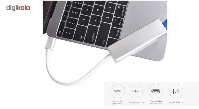 مبدل USB Type-C به Ethernet مدل SG2005-A