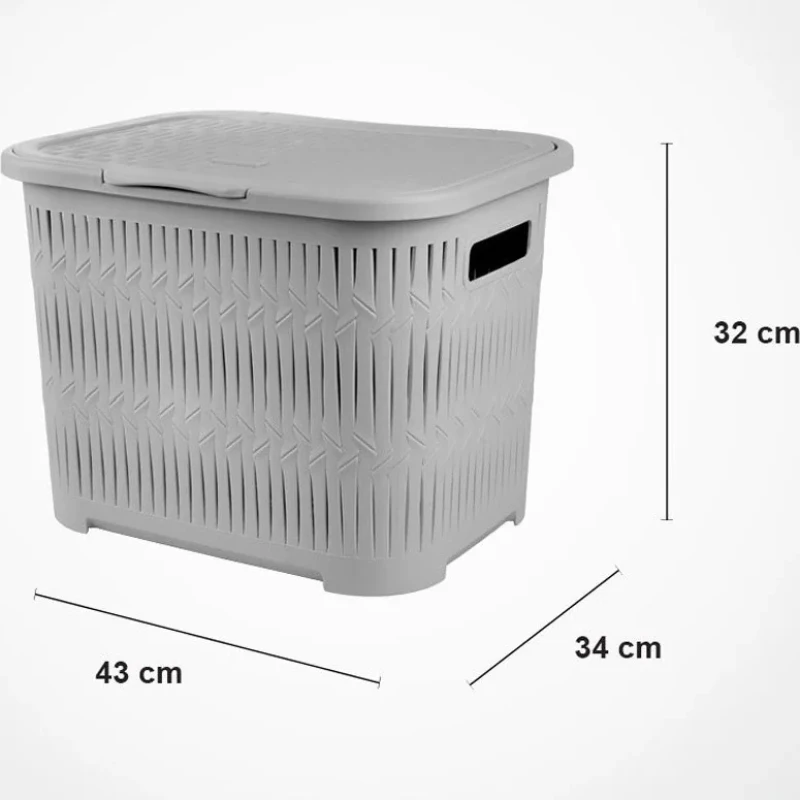 سبد رخت چرک لیمون مدل بامبو کوتاه کد HS1512