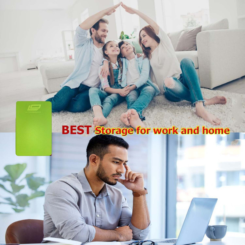 هارد دیسک اکسترنال اِل‌اُ مدل happy-spring ظرفیت یک ترابایت