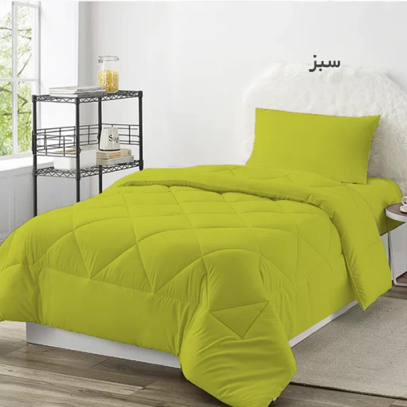 لحاف چیداری مدل میکرو یک نفره سایز 160x220 سانتی متر
