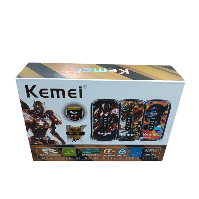 ماشین اصلاح موی صورت شارژی کیمی مدل km-t417