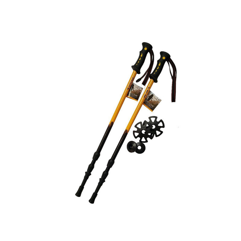 عصای کوهنوردی هفت گوهر مدل DS02 مجموعه دو عددی