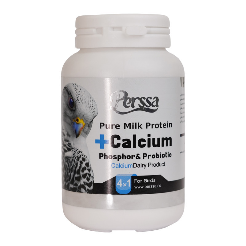 پودر تخم افزا پرنده پرسا مدل Calcium وزن 250 گرم