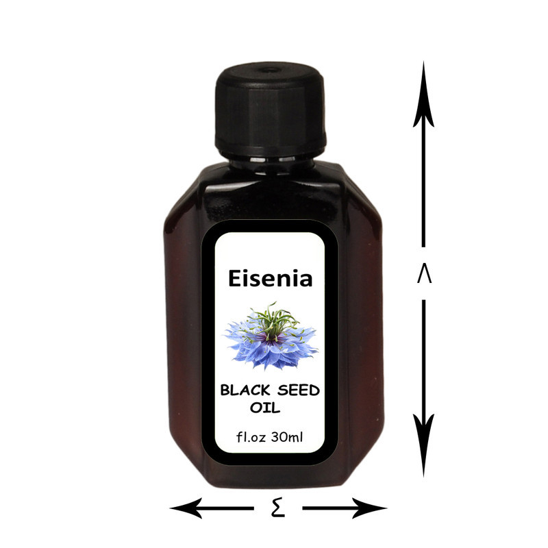 روغن بدن آیزینیا مدل سیاهدانه حجم 30 میلی لیتر