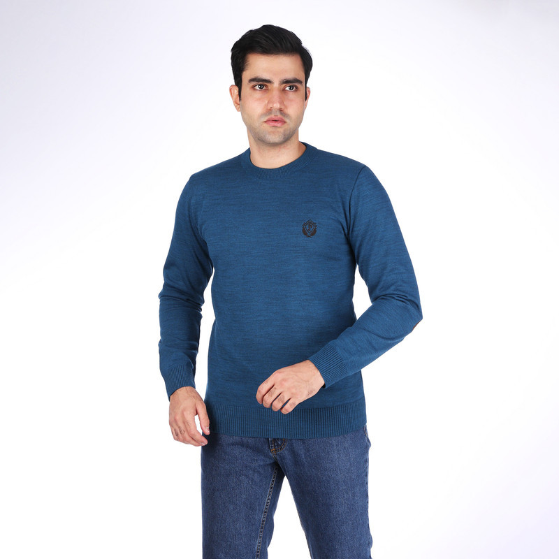 پلیور یقه گرد مردانه تریکو پاییزان مدل  PR700