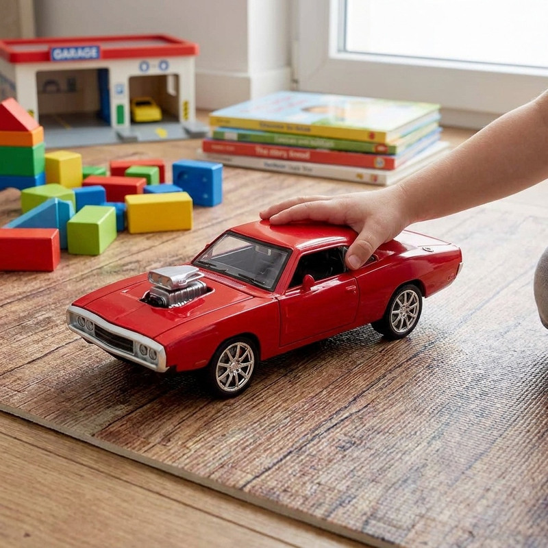 ماکت ماشین ناب سل مدل دوج چارجر 1970 پونتیاک سریع و خشن فلزی چراغدار موزیکال کد DODGE CHARGER 1970 FAST &FURIOUS SCALE 1:24