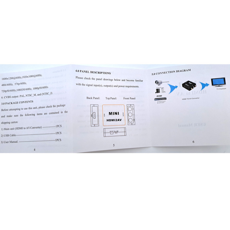مبدل HDMI به AV مدل HDMI2AV