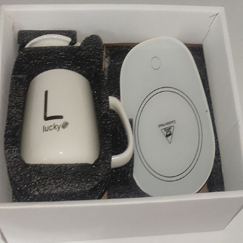 ماگ حرارتی لاکی مدل Energy Saving به همراه صفحه گرم‌کن برقی
