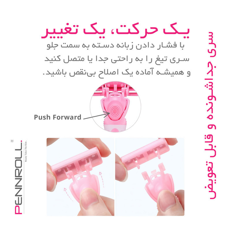 خود تراش پنرول مدل PRCL - PANDA Pro 6 - X2  بسته 2 عددی