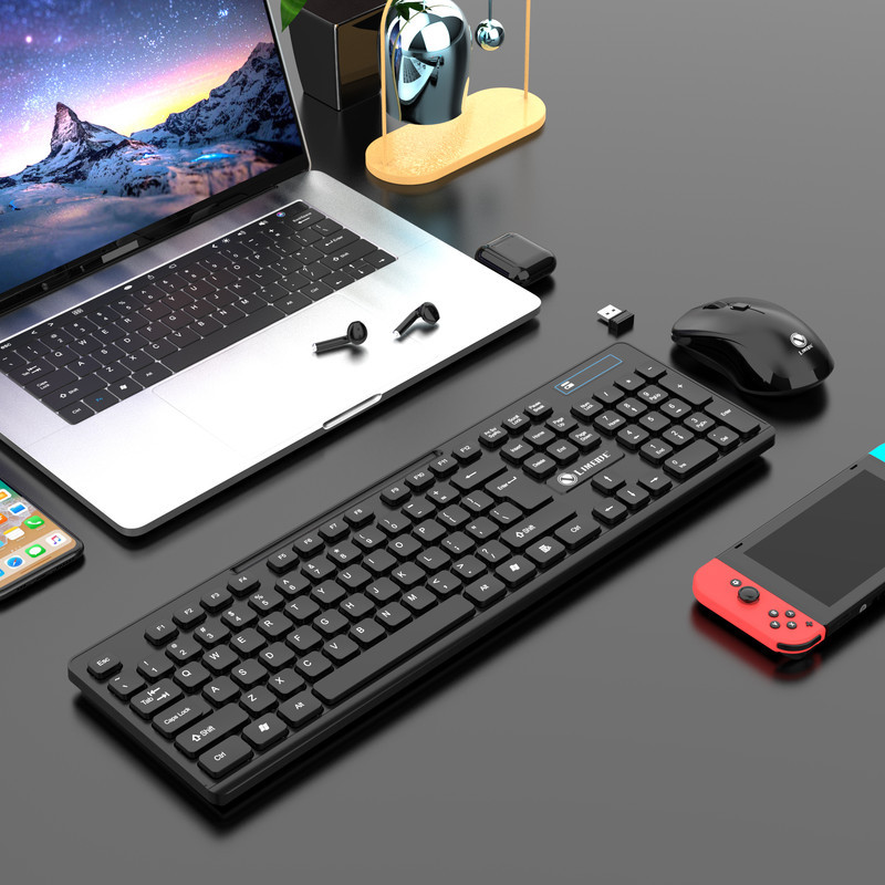 کیبورد و موس بی سیم لایماید مدل WIRELESS-W100 کد 2024