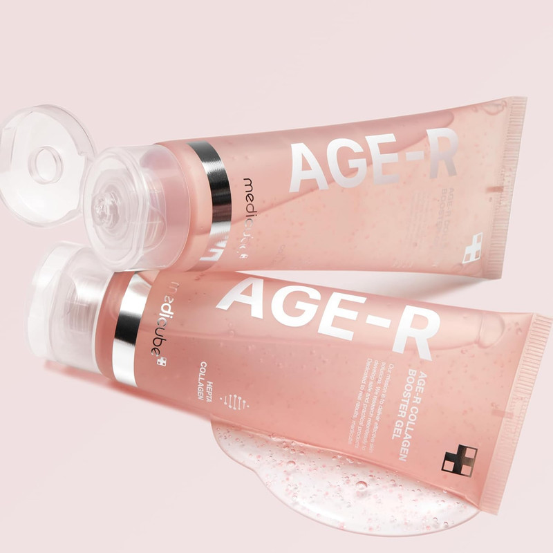 ژل ترمیم‌کننده صورت مدیکیوب مدل collagen مناسب برای انواع پوست حجم 100 میلی‌لیتر