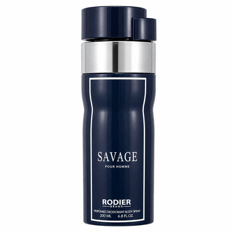 اسپری دئودورانت مردانه رودیر مدل Savage حجم 200 میلی‌لیتر