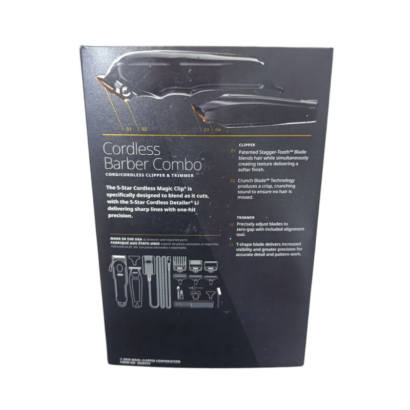 ماشین اصلاح موی سر و صورت شارژی وال پروفشنال مدل cordless magic clip u.s.a