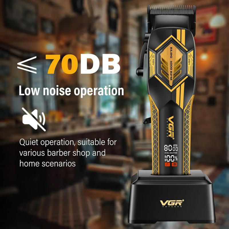 ماشین اصلاح موی سر و صورت شارژی وی جی ار مدل V-119