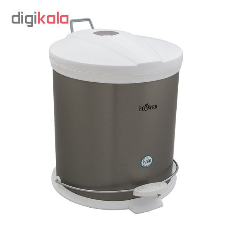 سطل زباله پدالی ردفلاور مدل flrp015 ظرفیت 15 لیتر