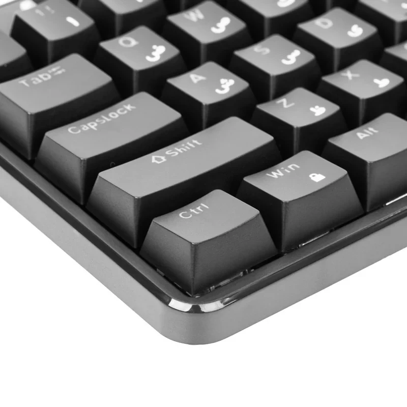 کیبورد گیمینگ گرین مدل GK801-RGB، سوئیچ مکانیکال آبی، Tenkeyless، نورپردازی RGB