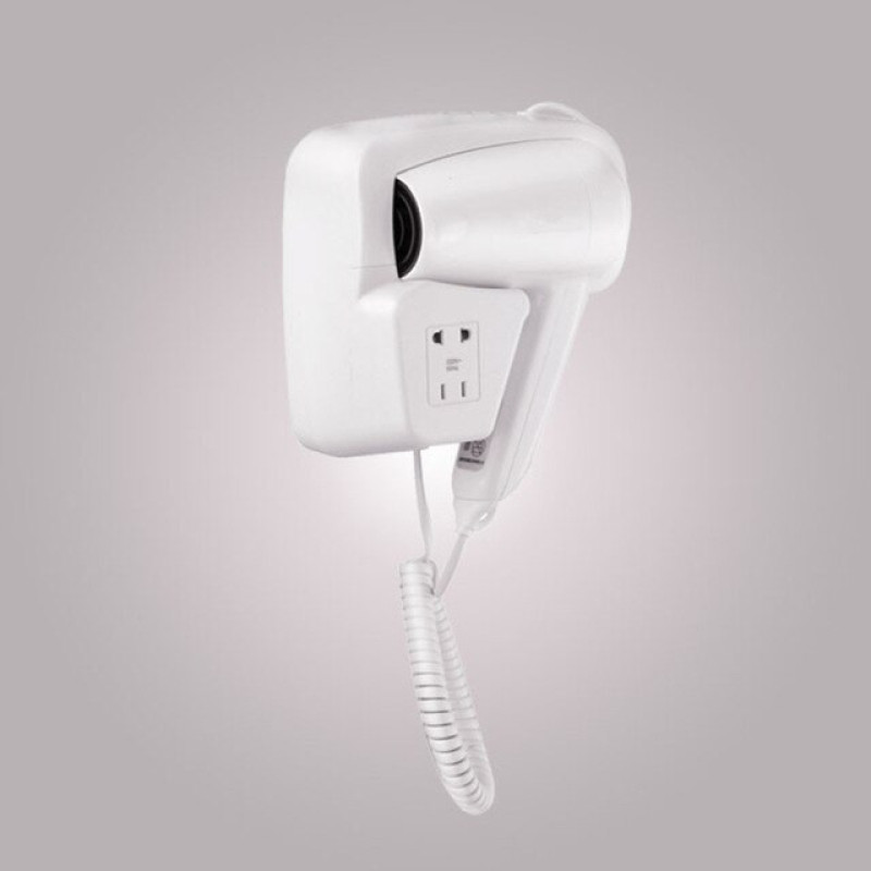 سشوار دیواری 1300 وات گرین مدل G28، موتور AC، وزن 1000 گرم، دارای سری متمرکز‌کننده باریک با ویژگی صاف‌کنندگی، حجم‌دهندگی، با قابلیت خشک‌کردن سریع
