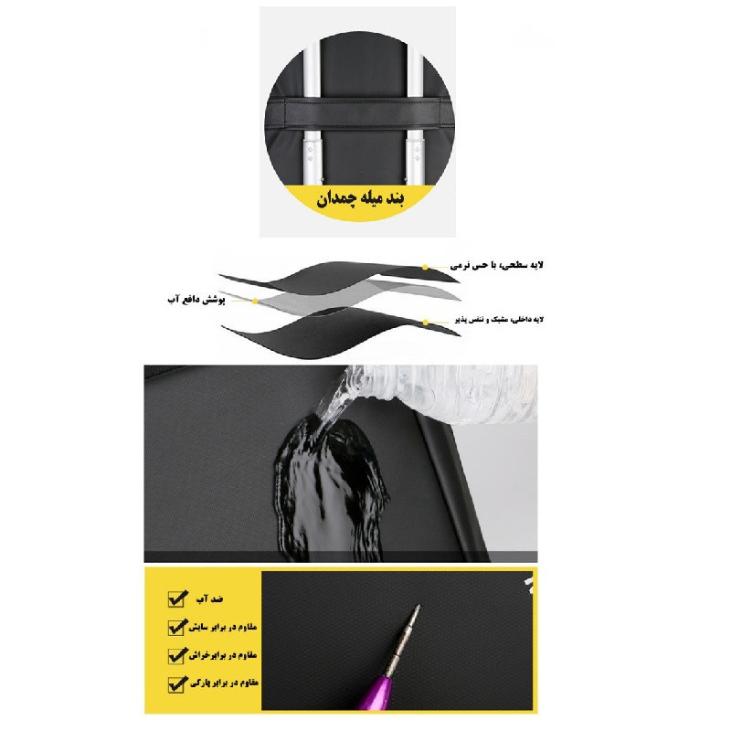 کوله پشتی لپ تاپ آلوا مدل omt مناسب برای لپ تاپ تا 15.6 اینچی