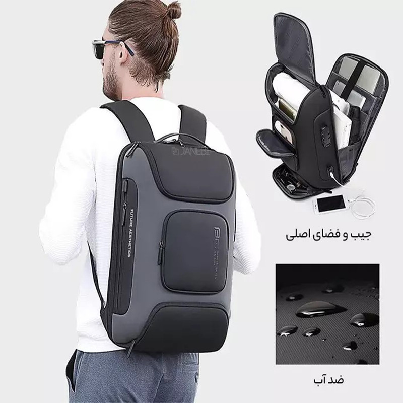 کوله پشتی لپ تاپ بنج مدل BANGE7216PLUS مناسب برای لپ تاپ تا 15.6 اینچی