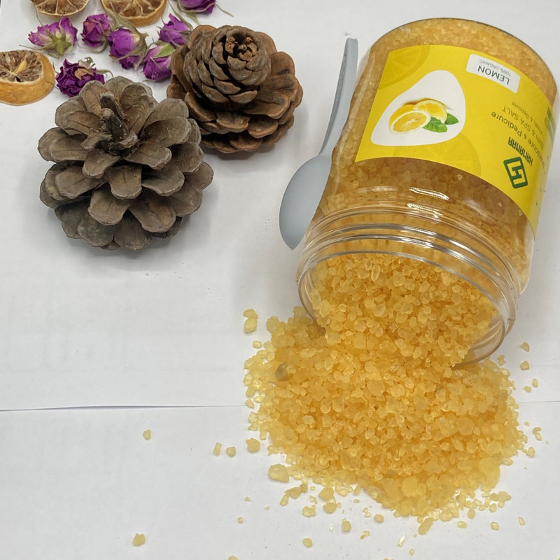 نمک حمام هامانا مدل Lemon وزن 500 گرم