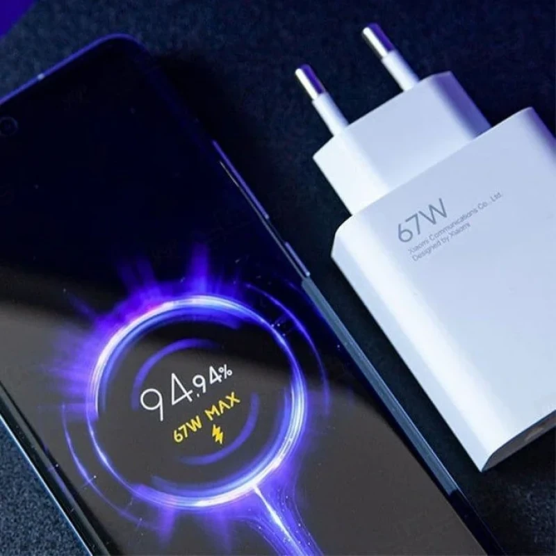 شارژر دیواری 67 وات مدل MDY-12S-EU به همراه کابل USB-C