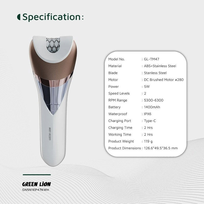 اپیلاتور گرین لاین مدل 5in1 kit