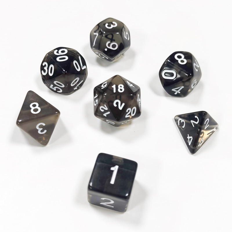 تاس بازی مدل Dungeons and Dragons بسته 7 عددی