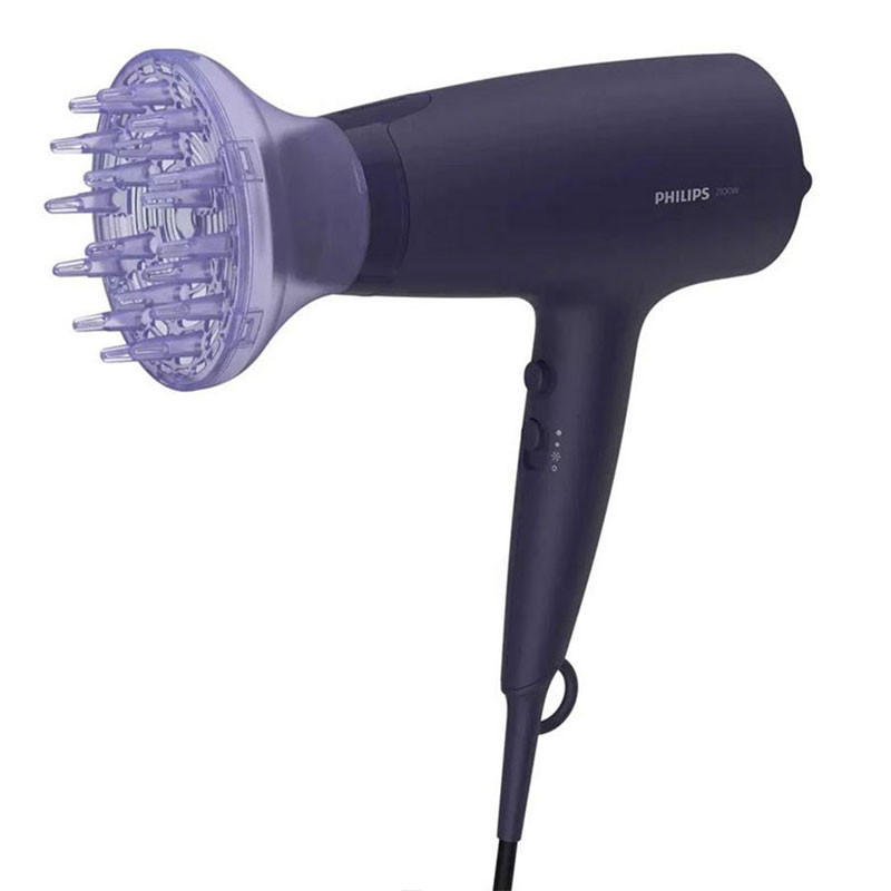 سشوار حرفه‌ای 2100 وات فیلیپس مدل BHD360، موتور DC، وزن 290 گرم