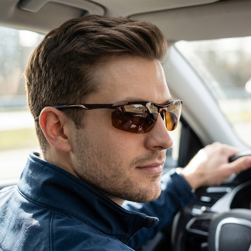 عینک ورزشی مدل 8179 Polarized Metal مناسب برای انواع ورزش‌ها