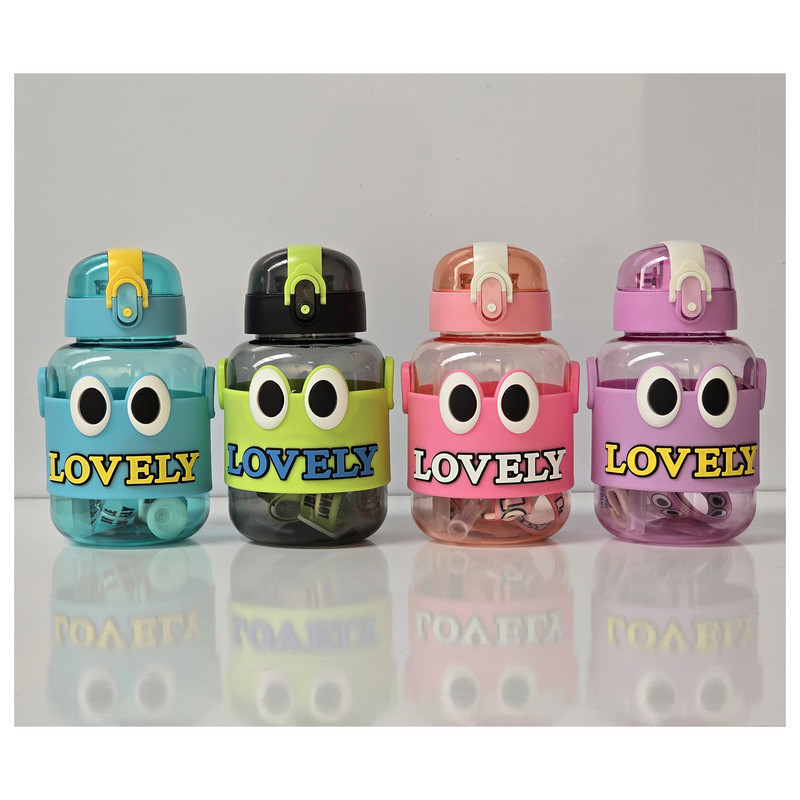 قمقمه کودک مدل دو چشم طرح LOVELY گنجایش 0.65 لیتر