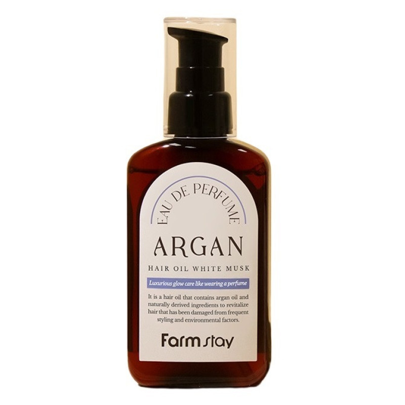 روغن آرگان معطر فارم استی مدل مشک مناسب برای انواع مو حجم 100 میلی لیتر