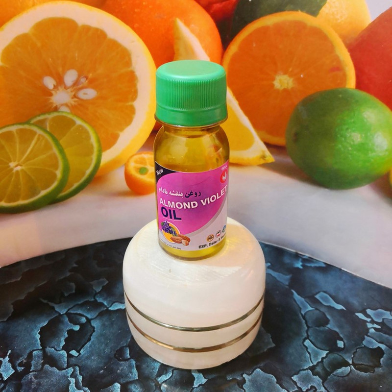 روغن بنفشه پامکا مدل پایه بادام حجم 60 میلی لیتر