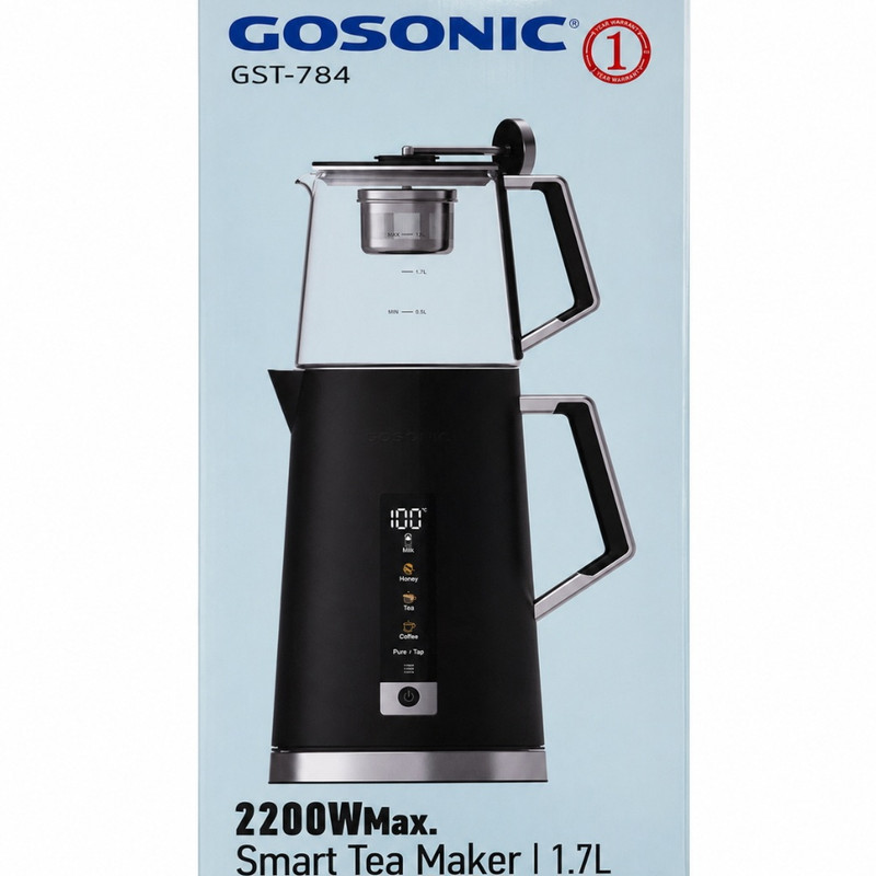 چای‌ساز روی هم گوسونیک مدل GST-784