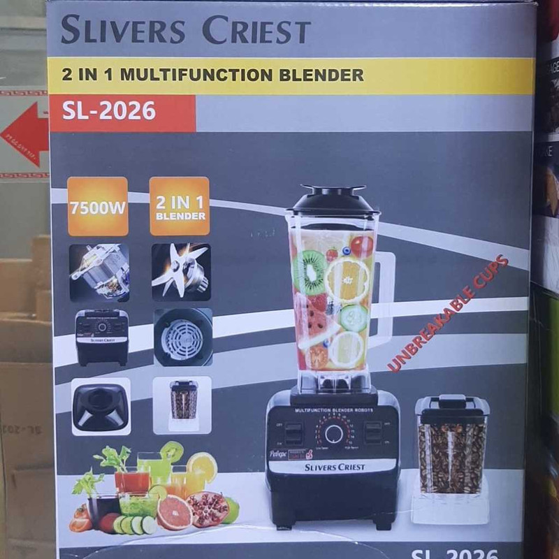 مخلوط کن و آسیاب کن 2 لیتر سیلور کرست مدل SL-2026