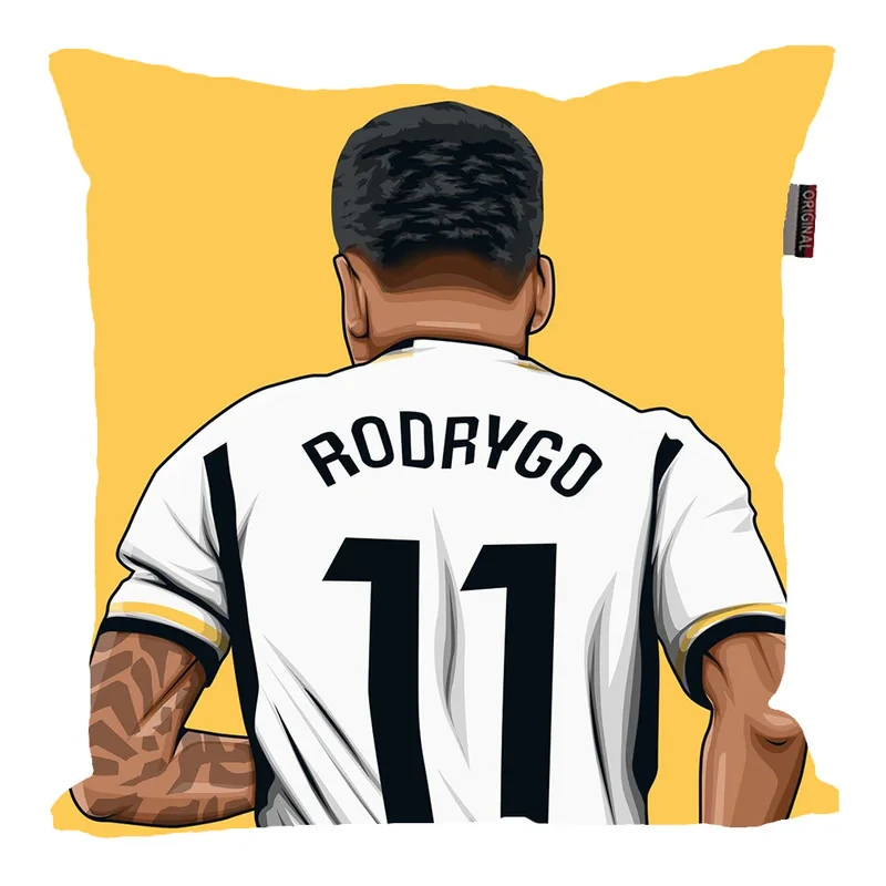 کوسن مدل فوتبالی طرح رودریگو مادرید کد 282