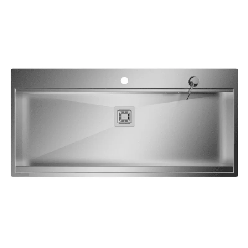 سینک ظرفشویی استیل توکار یک لگنه مدل s104