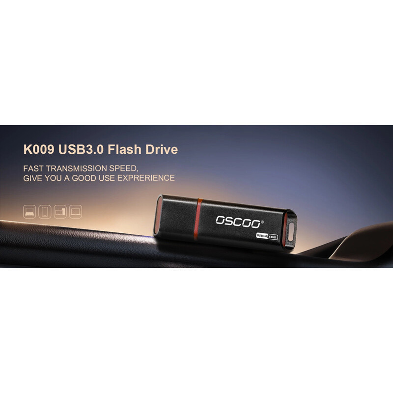 فلش مموری اوسکو مدل k009 ظرفیت 64 گیگابایت با رابط USB 3.0