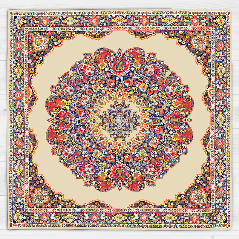 رومیزی طرح ترمه کد 9020