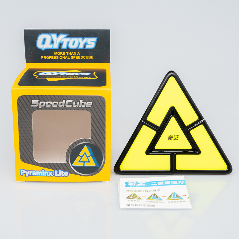 مکعب روبیک چی ای مدل هرم دوقلوی لایت کای وای QY Pyraminx Lite