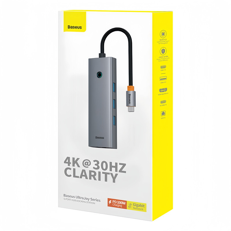 هاب 6 پورت USB-C بیسوس مدل BS-OH151