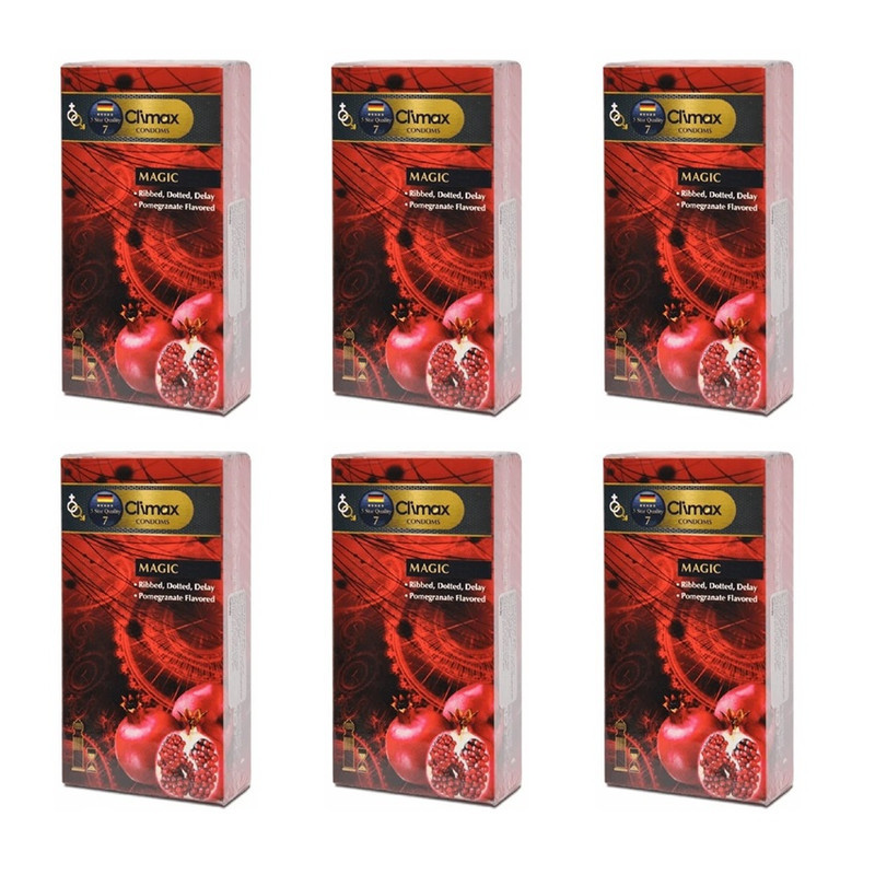 کاندوم تاخیری کلایمکس مدل Magic 7 شش بسته 12 عددی