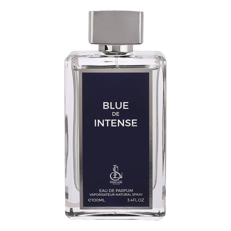 ادو پرفیوم مردانه اسپرینگ لیلیز مدل  Blue De Intense با رایحه خنک حجم 100 میلی لیتر