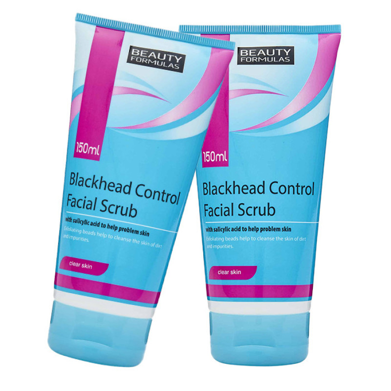 اسکراب لایه بردار بیوتی فرمولاز مدل Blackhead Control حجم 150 میلی لیتر