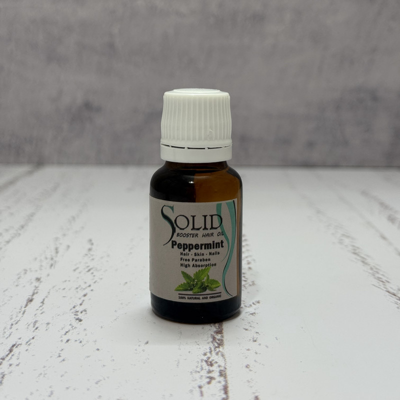 روغن مو سالید  مدل روغن نعنا فلفلی حجم 18 میلی‌لیتر، تقویت‌کننده و مناسب انواع مو