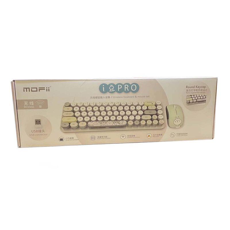 کیبورد و ماوس بیسیم مافی مدل I bean pro، سوییچ ممبران، Tenkeyless