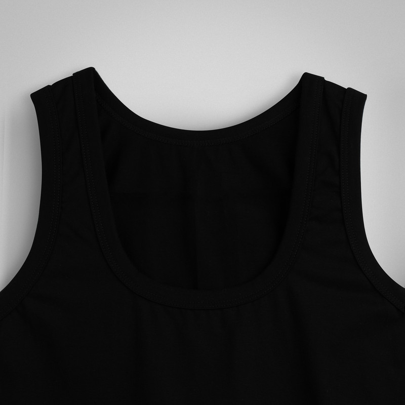 زیرپوش رکابی یقه گرد مردانه جناب مدل Tank Top بسته 3 عددی