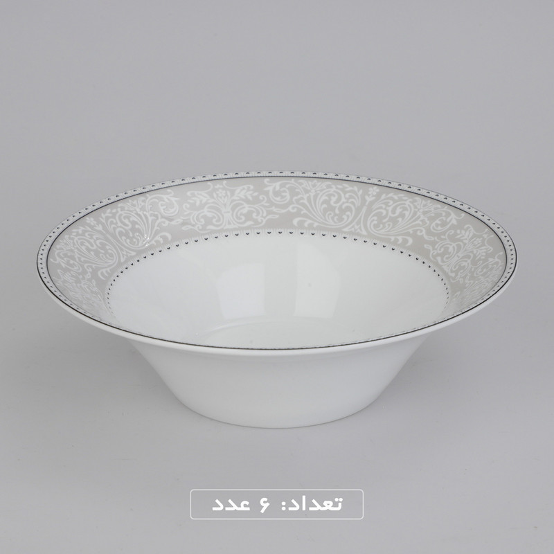سرویس چینی 35 پارچه غذاخوری چینی زرین ایران طرح شهرزاد مدل ورونا درجه عالی
