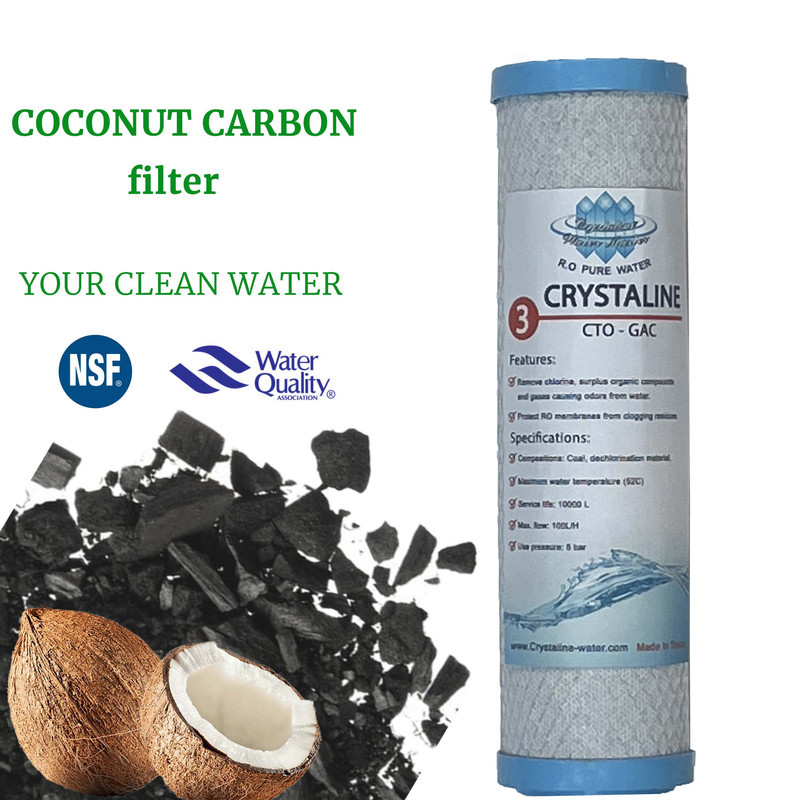 فیلتر دستگاه تصفیه آب کریستالاین مدل CARBON BLOCK
